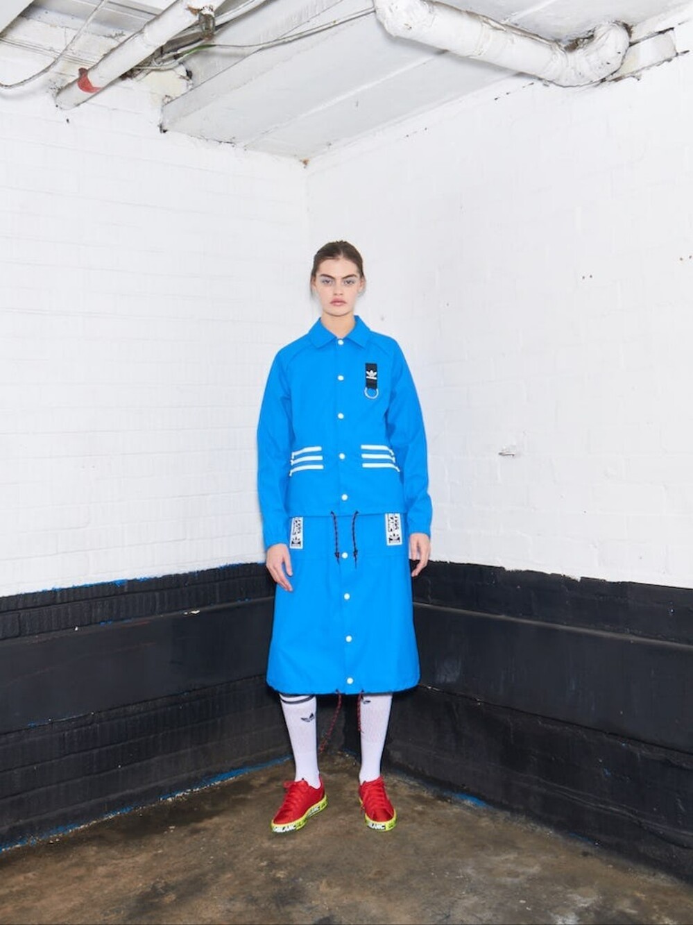 Adidas X Olivia Oblanc Convertible Rain Coat Size XS (34)